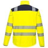 Portwest - PW3 Hi-Vis Softshell Jack - Geel/Marine - 4XL