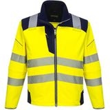 Portwest - PW3 Hi-Vis Softshell Jack - Geel/Marine - 4XL