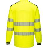 Portwest - PW3 Hi-Vis T-shirt - Geel/Zwart - Lange Mouw - 4XL