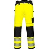 Portwest - PW3 Hi-Vis Broek - Geel - Werkbroek - Duurzaam Polyester/Katoen