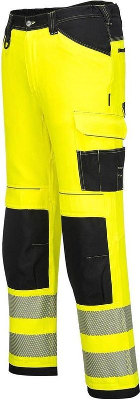Portwest - PW3 Hi-Vis Broek - Geel - Werkbroek - Duurzaam Polyester/Katoen