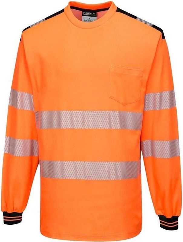High-visibility t-shirt lange mouwen Vision