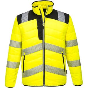 PW3 Hi-Vis Gewatteerd Jack - Oranje - Polyester - Waterresistent