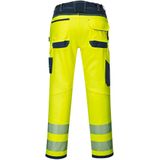 PW3 - Hi-Vis Broek - Oranje - Werkbroek - Duurzaam Polyester/Katoen - Reflecterende Striping
