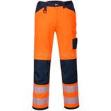 Portwest - PW3 Hi-Vis Broek Extra Kort - Werkbroek - Geel - Duurzaam Polyester/Katoen