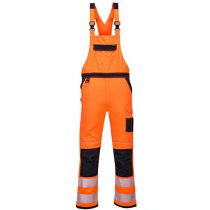 Portwest PW344 PW3 Hi-Vis Amerikaanse Overall, Oranje/Zwart, Grootte S