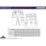 PW345 //52 GRIJS Korte Werkbroek met holsterzakken