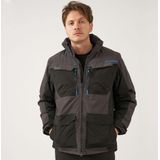 Winterjack - Waterdicht - Zwart - Polyester - Met Reflecterende Trim