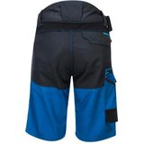 Korte Broek - Zwart - Polyester/Katoen - 7 Zakken - Stretchpanelen