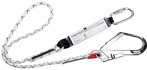 Enkele Kernmantel Looplijn met valdemper maat , White