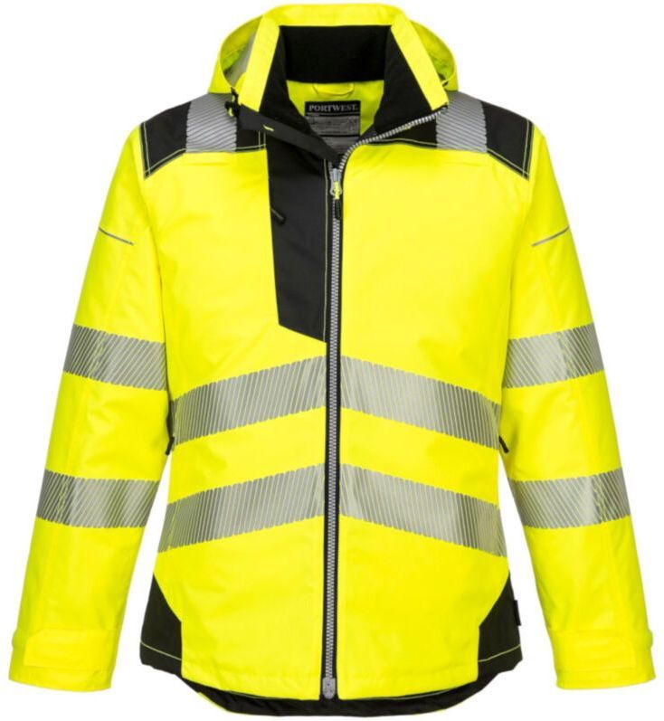 Portwest - PW3 Hi-Vis Winterjack T400 - Winterjack - Geel - Waterdicht - Bescherming tot -40°C
