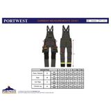 Portwest - DX441 - Tuinbroek - Zwart - Titanmill Pro Stretch