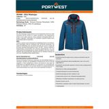 Portwest - DX4 - Winterjas - Metroblauw - Waterdicht - 5 Zakken