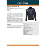 Portwest - DX480 - Base Layer Top - Zwart - Titanmill Ultra Stretch, Lichtgewicht, Ademend