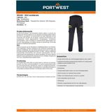 Werkbroek Stretch Zwart / - DX449