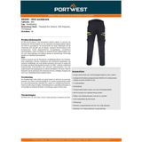 Portwest - DX4 Werkbroek - Hi-Vis - Titanmill Pro Stretch - Zwart