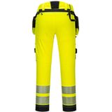 DX442 - DX4-Hi-Vis broek met afneembare holsterzakken - Geel/zwart