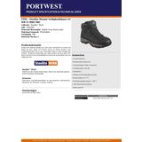 Portwest - Steelite Monsal S3 WR CI HRO SRC - Werkschoen - Zwart - Leren Bovenkant