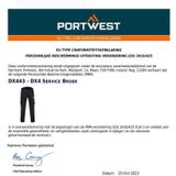 Stretch servicebroek Portwest DX443