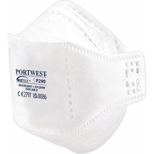 Portwest EAGLE FFP2 - Dolomite Fold Flat - Type FFP2 Mondmaskers - 20st. - Individueel verpakt