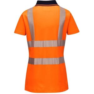 Dames poloshirt high-visibility LW72