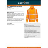 Portwest - RWS Sweatshirt met Capuchon R477 - Oranje