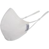 2-Laags Anti Microbieel Stoffen Gezichtsmasker (25 stuks) maat , White