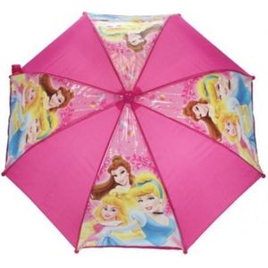 Disney Princess Kinderparaplu - Ø 58 cm - Roze/Geel