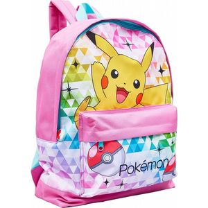 Pokémon Kleuterrugzak Pikachu Meisjes 39 X 28 Cm 16l Roze