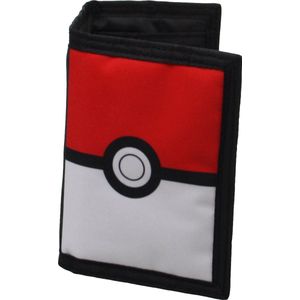 Pokemon Portemonnee Power - 12,5 x 9,5 cm - Polyester - 12,5x9,5 - Rood;Wit;