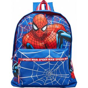 Spiderman jongens rugzak  blauw 39x28x12