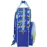 Bluey Peuterrugzak, Happy - 28 x 20 x 8 cm - Polyester - 28x20x8 - Blauw