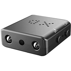 Security Camera, XD Smart Camera, Indoor Camera 1080P Mini Camera Spy Camera's Verborgen geschikt voor kamer, familie, slaapkamer. Camcorder (Color : Black)