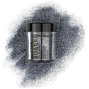 Stargazer Products Glitter strooidoos, staalgrijs, per stuk verpakt (1 x 5 g)