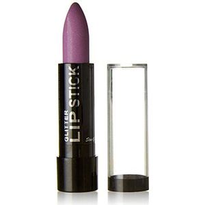 Stargazer Products Glitter lippenstift, paars, per stuk verpakt (1 x 5 g)