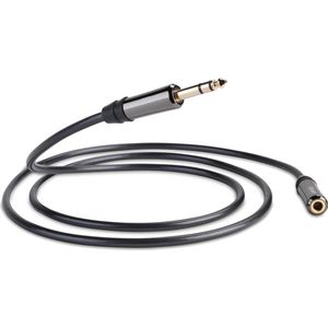 QED PERFORMANCE HEADPHONE 6.35mm EXT 3m - Hoofdtelefoonkabel