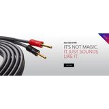 QED - XT40i - Luidsprekerkabel - Zwart - 2x 3m - Zuurstofvrij Koper