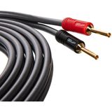 QED - XT40i - Luidsprekerkabel - Zwart - 2x 3m - Zuurstofvrij Koper