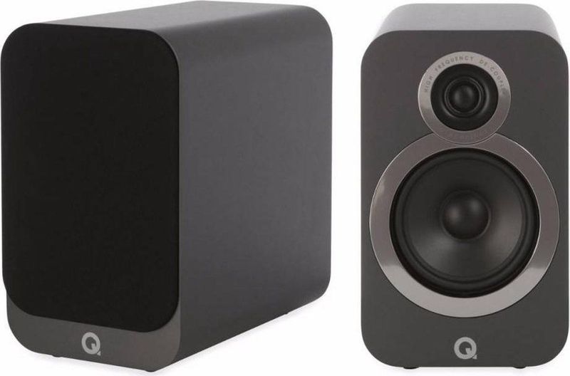 Q Acoustics - 3020i - Boekenplank Luidspreker - Grijs - Per Paar