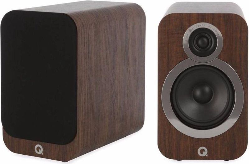 Q Acoustics - 3020i - Boekenplank Luidspreker - Walnoot - Per Paar
