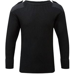 Kasteel Kleding 120 Crew Neck Combat Jumper 3Xl Zwart