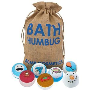 Bomb Cosmetics Bath Humbug Handgemaakte Hessische zak Bath Blaster Bath Bomb geschenkverpakking, voor hem [bevat 7-delig], 1120g