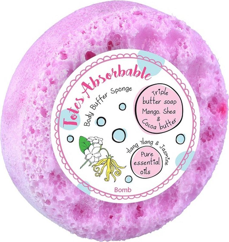 Bomb Cosmetics - Totes Absorbable - Body Buffer - Shower Sponge - 190gr