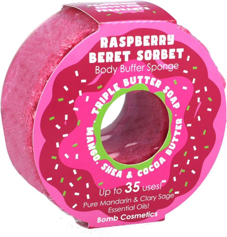Raspberry Beret - Sorbet Donut Body Buffer - Kleur: Multicolor - Materiaal: Drievoudige Botersamenstelling