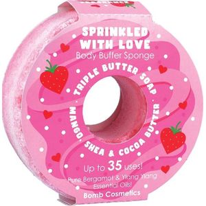 Sprinkled with Love Body Buffer Sponge/ bad - en douche spons / geschenk