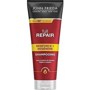 John Frieda Full Repair Strengthen+Restore Versterkende Shampoo  met Regenererende Werking 250 ml