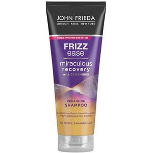 John Frieda Frizz Ease Miraculous Recovery Shampoo voor Droog, Beschadigd en Pluizig Haar - 250 Milliliter - Herstelt Beschadigd Haar