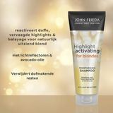 John Frieda Sheer Blonde Highlight Activating Moisturizing Shampoo 250 ml