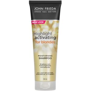 John Frieda Sheer Blonde Highlight Activating Hydraterende Shampoo  voor Blond Haar 250 ml