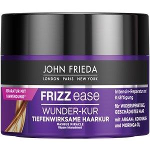 John Frieda Frizz Ease Wonderkuur - Diepe effectieve haarbehandeling - Inhoud: 250 ml - Voor weerbarstig haar - intensieve reparatie en versterking